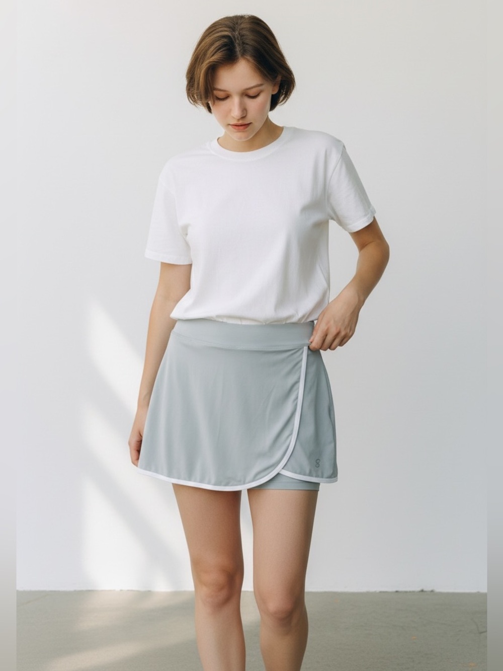 Sofibella light grey Tennis Skort Size Small